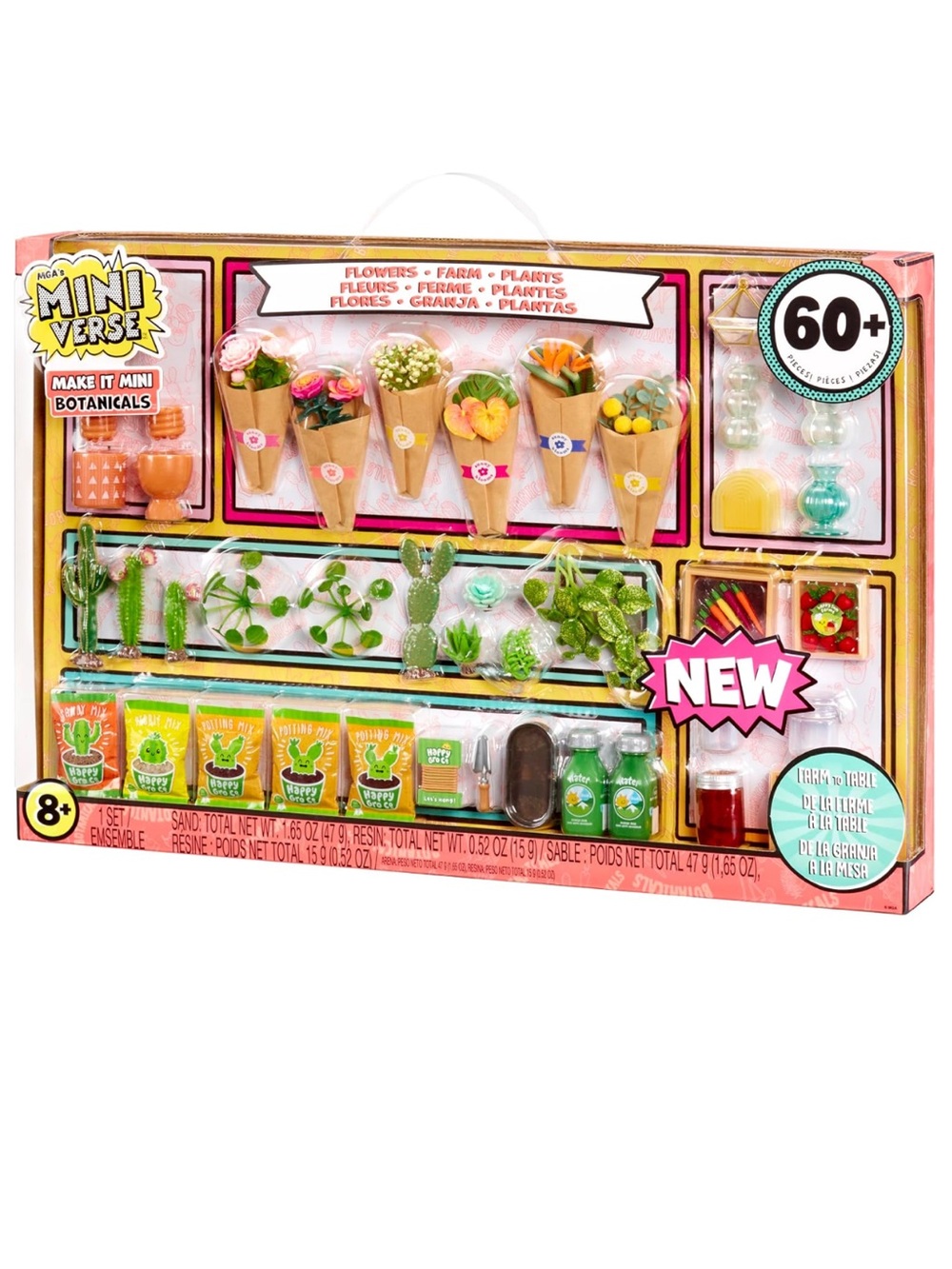 MGA's Miniverse Make It Mini Botanicals 🌼 Flowers Farm & Cacti 🌵 *NEW*